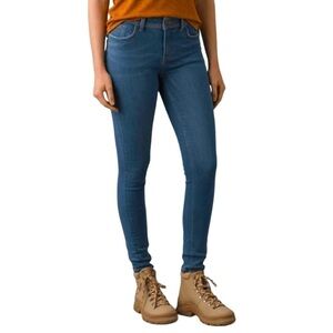 Prana Soma Stretch Skinny Jeans Flattering Casual Blue Denim Sz 2 26
